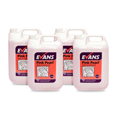 Evans Vanodine International Evans Pink Pearl 5ltr - Hand Soap & Body Wash