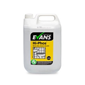 Evans Vanodine International Evans Hi-Phos 5ltr - Heavy Duty Washroom and Toilet Cleaner and Descaler