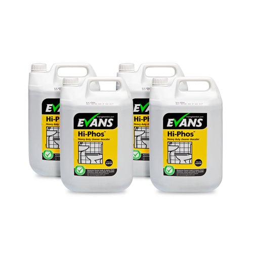 Evans Vanodine International Evans Hi-Phos 5ltr - Heavy Duty Washroom and Toilet Cleaner and Descaler