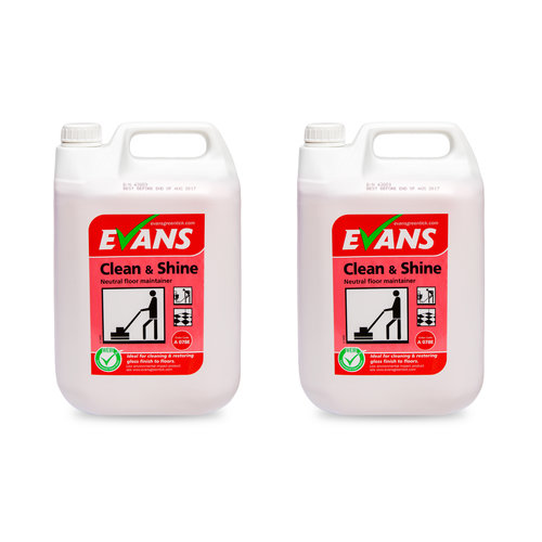 Evans Vanodine International Evans Clean & Shine - Perfumed Floor Maintainer 5ltr