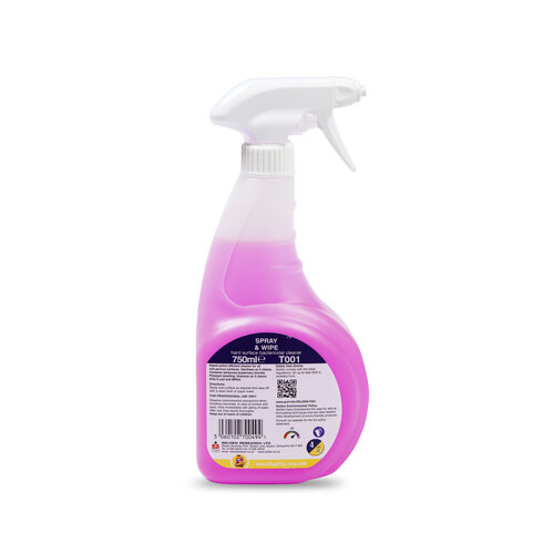 Selden Research UK Ltd Selden Spray & Wipe - Hard Surface Bacterial Cleaner 750ml