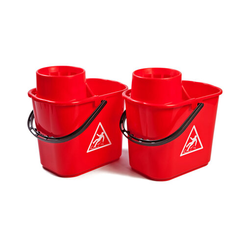 Ramon Hygiene Ramon Optima Mop Bucket 12 Litre - Red