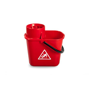 Ramon Hygiene Optima Mop Bucket 12 Litre - Red