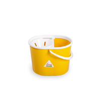 Oval Mop Bucket c/w Sieve 7 Litre - Yellow