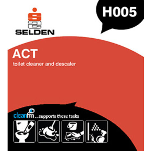 Selden Research UK Ltd Selden Act Original - Stainless Steel Safe Toilet Cleaner 5ltr