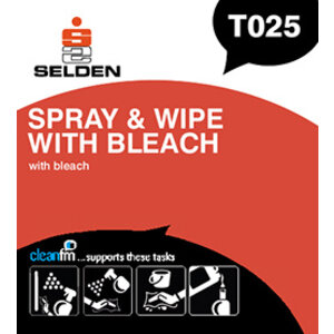 Selden Research UK Ltd Selden Spray & Wipe With Bleach - Bactericidal Cleaner 5ltr