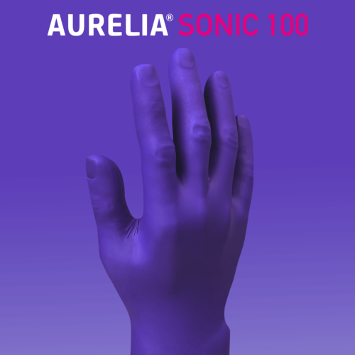 Aurelia Aurelia Sonic Blue Ultra Thin Nitrile Gloves XLarge P/F (Qty100)