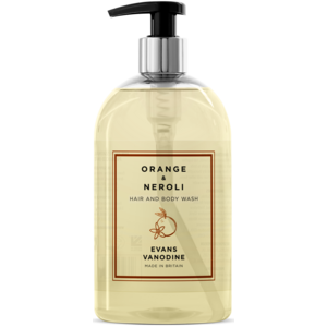 Evans Vanodine International Evans  Orange & Neroli Hand & Body Wash 500ml c/w pump