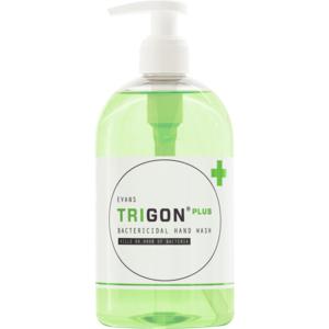 Evans Vanodine International Evans Trigon Plus - Bactericidal, Unperfumed Hand Wash c/w Pump 500ml