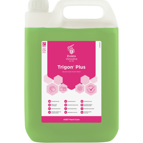 Evans Vanodine International Evans Trigon Plus - Bactericidal, Unperfumed Hand Wash 5ltr