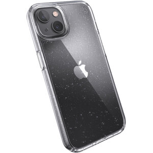 Speck Presidio Perfect Clear Glitter Apple iPhone 13 Clear / Platinum Glitter - with Microban