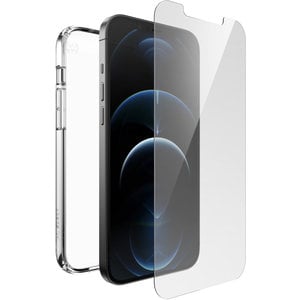 Speck Presidio Perfect Clear + Shieldview Bundle Apple iPhone 12 Pro Max - with Microban