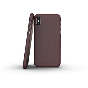 Nudient Thin Precise Case Apple iPhone XS V3 Sangria Red