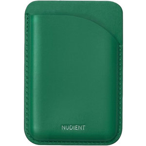 Nudient Card Holder 2022 Leather Emerald Green