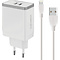 Mobiparts Mobiparts Wall Charger Dual USB 24W/4.8A + Lightning Cable White