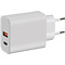 Mobiparts Mobiparts Wall Charger 2-Port 45W with Fast Charge/PD White
