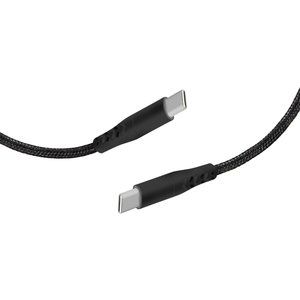 Mobiparts USB-C to USB-C Braided Cable 2A 1m Black