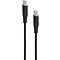 Mobiparts Mobiparts USB-C to USB-C Braided Cable 2A 1m Black