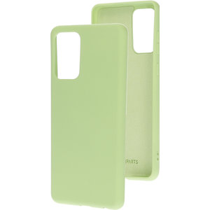 Mobiparts Silicone Cover Samsung Galaxy A72 (2021) 4G/5G Pistache Green