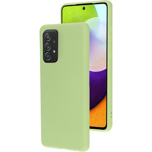 Mobiparts Silicone Cover Samsung Galaxy A52 4G/5G/A52s 5G (2021) Pistache Green