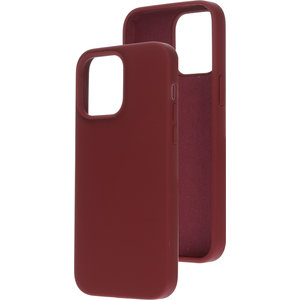 Mobiparts Silicone Cover Apple iPhone 14 Pro Max Plum Red