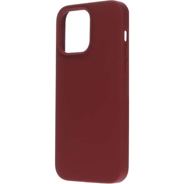 Mobiparts Mobiparts Silicone Cover Apple iPhone 14 Pro Max Plum Red