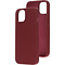 Mobiparts Mobiparts Silicone Cover Apple iPhone 14 Plum Red