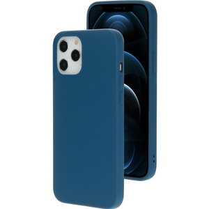 Mobiparts Silicone Cover Apple iPhone 12 Pro Max Blueberry Blue