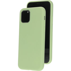 Mobiparts Silicone Cover Apple iPhone 11 Pro  Pistache Green