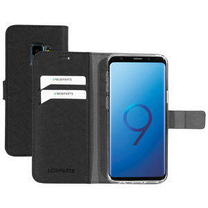 Mobiparts Saffiano Wallet Case Samsung Galaxy S9 Black