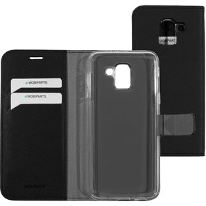 Mobiparts Saffiano Wallet Case Samsung Galaxy J6 (2018) Black