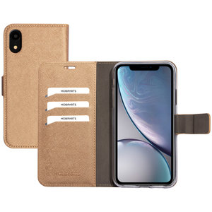 Mobiparts Saffiano Wallet Case Apple iPhone XR Copper