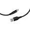 Mobiparts Mobiparts Micro USB to USB Braided Cable 2A 1 m Black