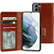 Mobiparts Mobiparts Excellent Wallet Case 2.0 Samsung Galaxy S21 Oaked Cognac