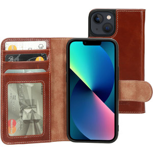 Mobiparts Excellent Wallet Case 2.0 Apple iPhone 13 Mini Oaked Cognac