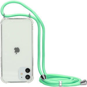 Mobiparts Lanyard Case Apple iPhone 12/12 Pro Green Cord