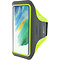 Mobiparts Mobiparts Comfort Fit Sport Armband Samsung Galaxy S21 FE (2022) Neon Green