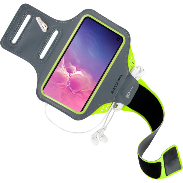 Mobiparts Mobiparts Comfort Fit Sport Armband Samsung Galaxy S10e Neon Green