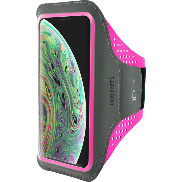Mobiparts Mobiparts Comfort Fit Sport Armband Apple iPhone X/XS Neon Pink