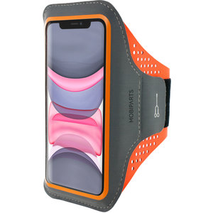 Mobiparts Comfort Fit Sport Armband Apple iPhone 11 Neon Orange