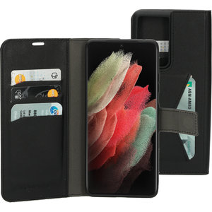 Mobiparts Classic Wallet Case Samsung Galaxy S21 Ultra Black