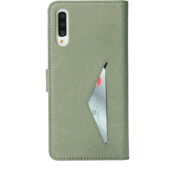 Mobiparts Mobiparts Classic Wallet Case Samsung Galaxy A70 Stone Green