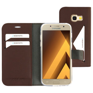 Mobiparts Classic Wallet Case Samsung Galaxy A3 (2017) Brown