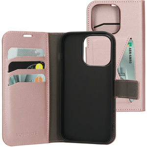 Mobiparts Classic Wallet Case Apple iPhone 14 Pro Pink