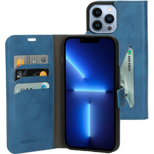 Mobiparts Classic Wallet Case Apple iPhone 13 Pro Max Steel Blue