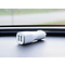 Mobiparts Mobiparts Car Charger Dual USB 12W/2.4A + Lightning Cable White