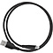 Mobiparts Mobiparts Apple Lightning to USB Braided Cable 2A 1m Black