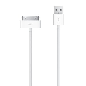 Mobiparts Apple 30 Pin to USB Cable 2.4A 3m White