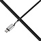 Cygnett Cygnett Armoured Braided USB-C to USB-A Cable 10cm Black