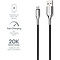 Cygnett Cygnett Armoured Braided Micro USB to USB-A Cable 1M Black